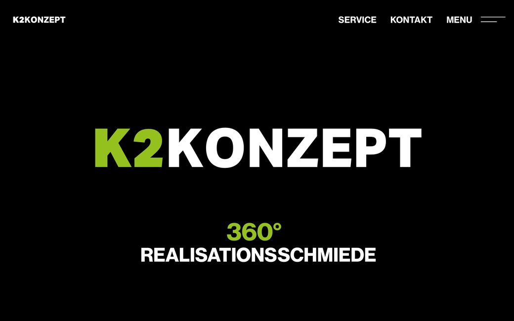 Startseite von k2konzept.de
